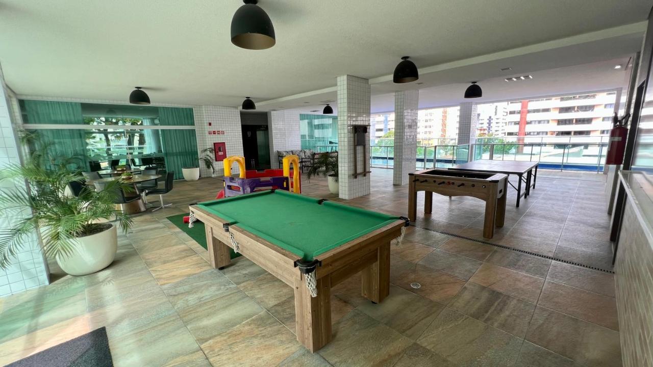 Edf Promenade - Apartamento Com 2 Quartos Climatizados A 150M Da Beira-Mar De Ponta Verde - Piscina, Academia, Sauna, Lavanderia, Home Cine, Churrasqueira, Salao De Jogos, Area Kids Maceió エクステリア 写真